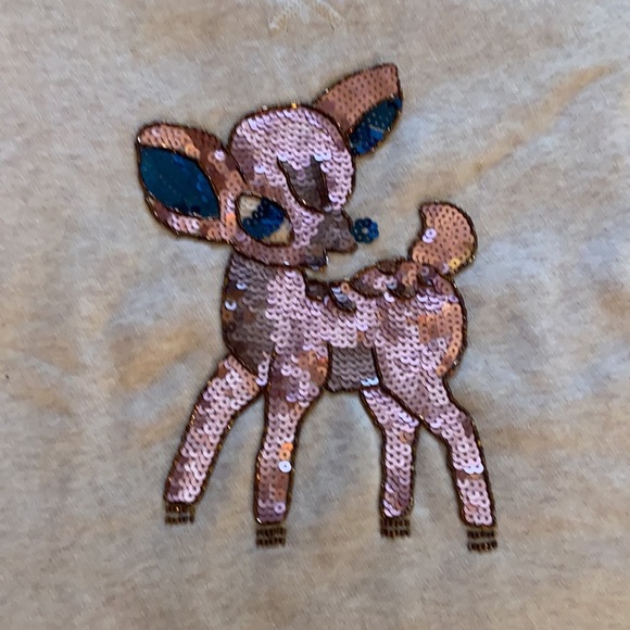 American Eagle Sequin Deer Sweater - Picture 4 of 4